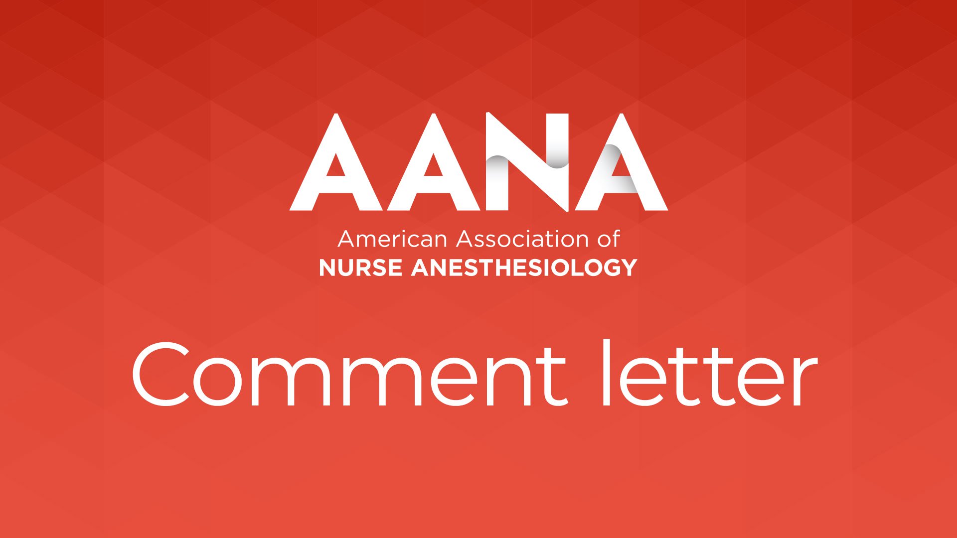 AANA Comment Letter