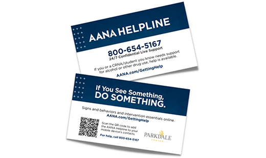 AANA helpline cards 2024